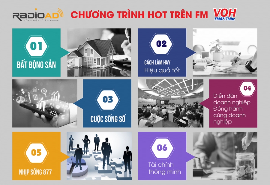 chương trình tiêu biểu trên fm 87-7mhz