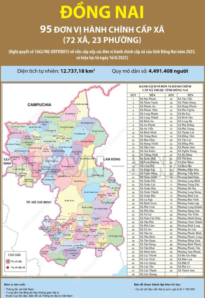 Map googe Đồng Nai