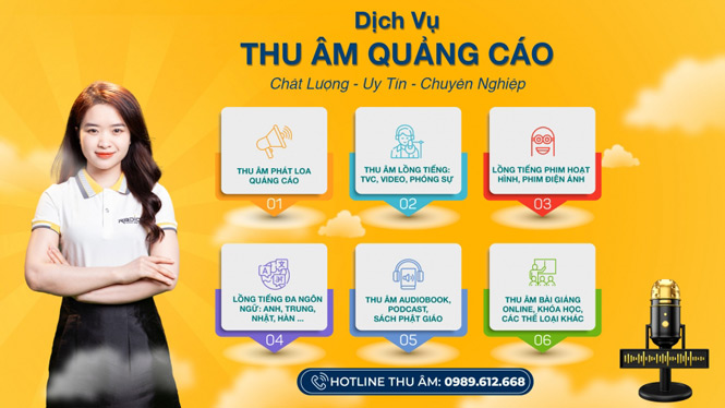Dịch vụ thu âm quảng cáo