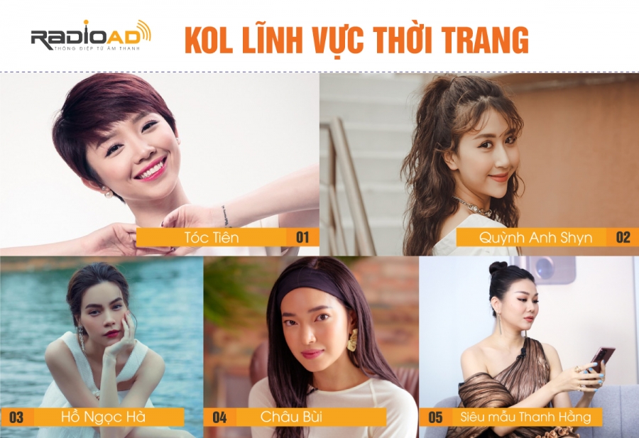 KOls lĩnh vực thời trang