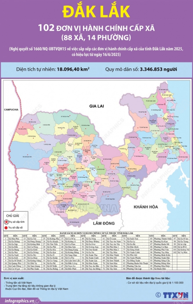 Map Dak Lak Map Dak Lak