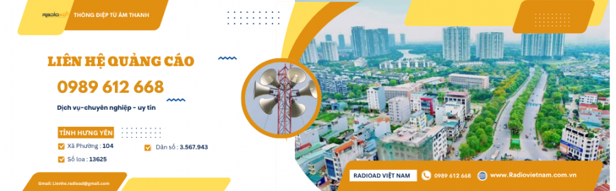 quảng cáo loa phát thanh tỉnh Hưng Yên