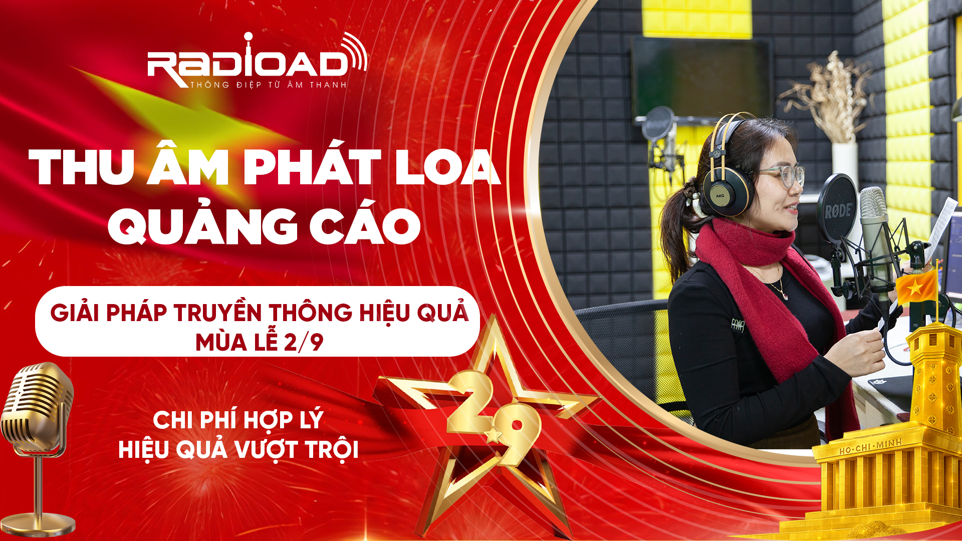 Thu Âm Quảng Cáo Phát Loa: Bí Quyết Bùng Nổ Doanh Số Dịp Lễ 2/9