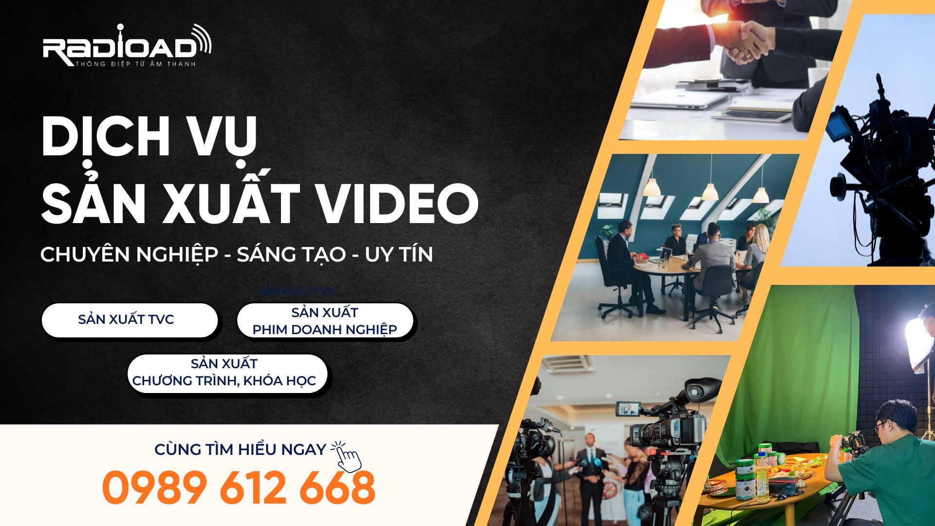 Dịch vụ sản xuất video 