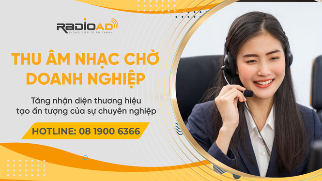 Thu âm nhạc chờ doanh nghiệp