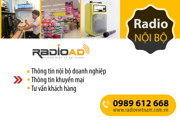 Dịch vụ radio nội bộ - 0989612668